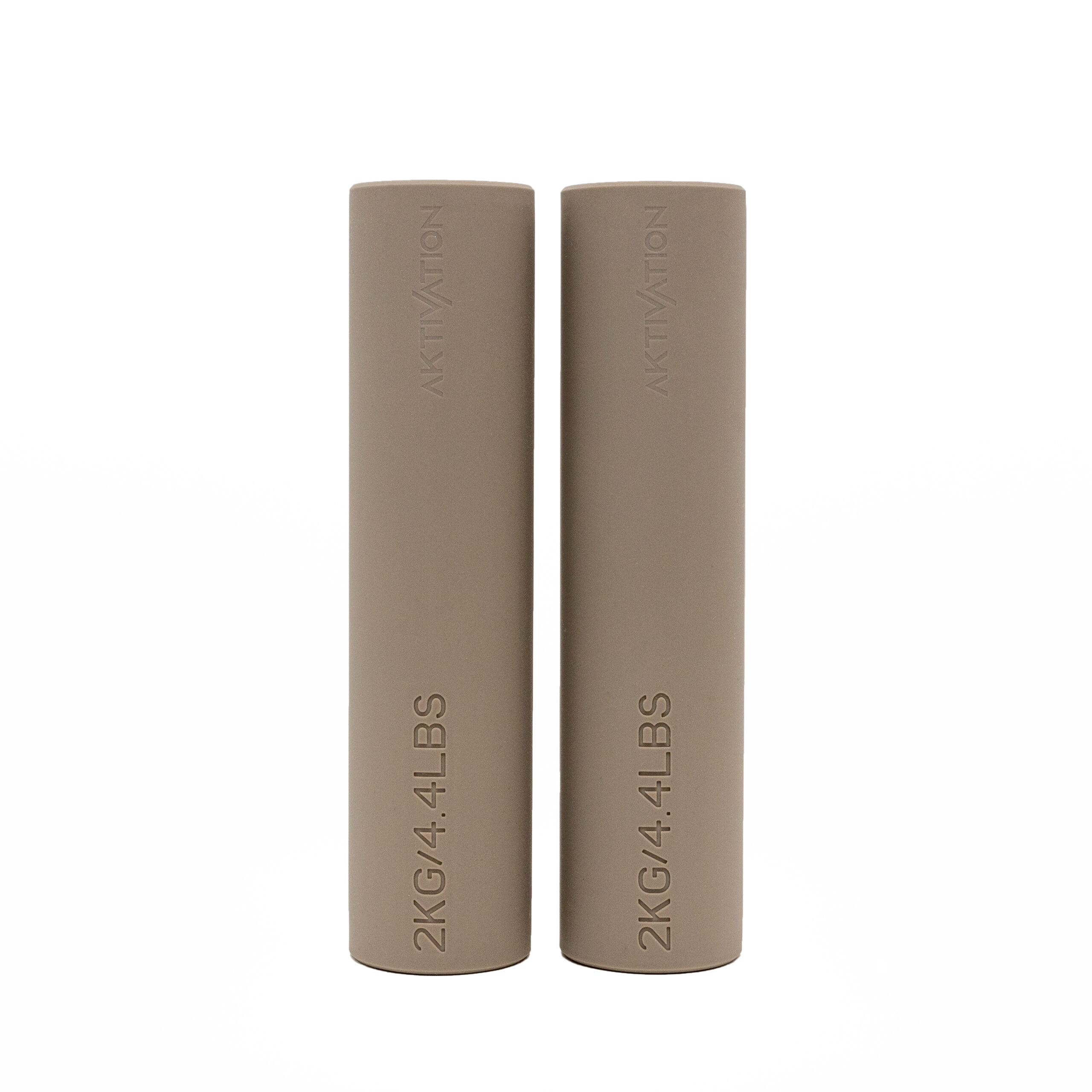 Image of Haltères - Paire de 2 KG (4.4 lbs) - Taupe image